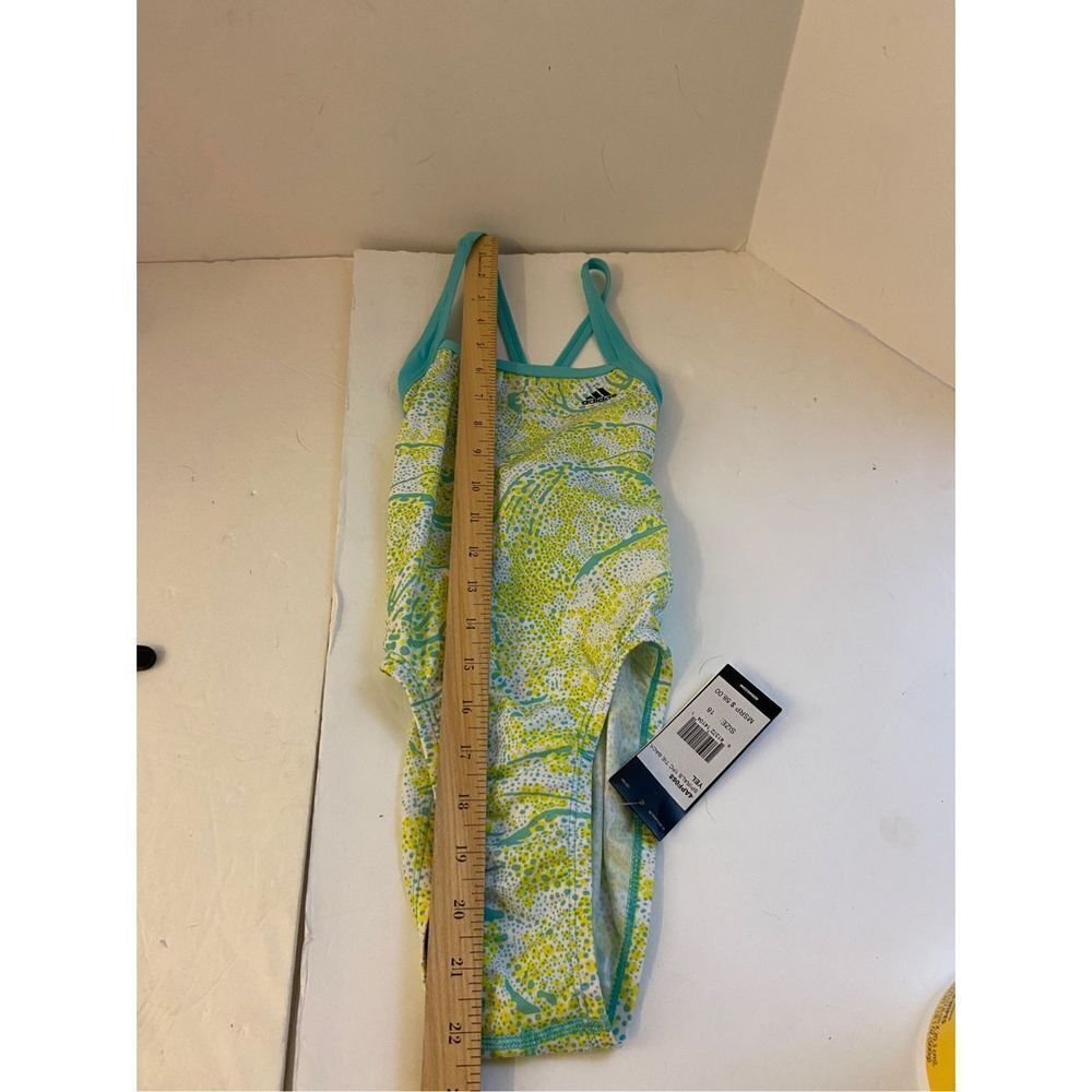 Adidas yellow girls bathingsuit‎ $58 size 10? - Picture 5 of 6